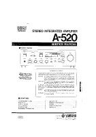 Yamaha A-520-Service-Manual